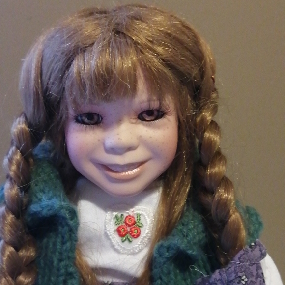 Cottage Collectables authentic Pippi porcelain doll, Pippi Longstocking … - Picture 2 of 9